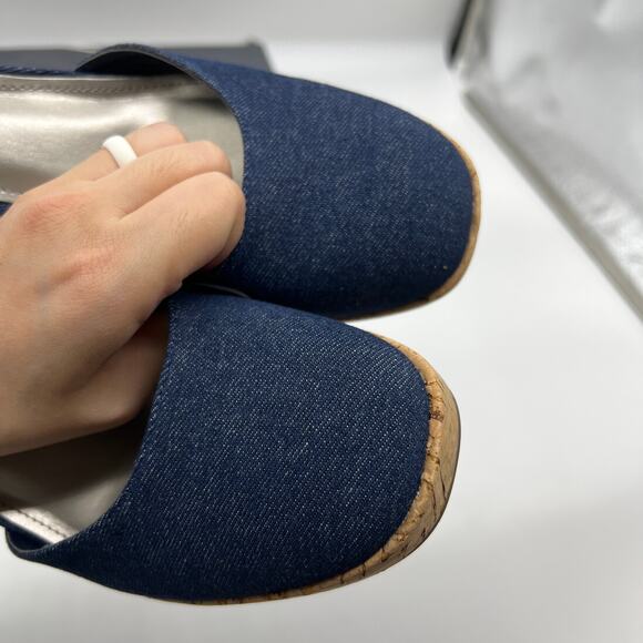 Worthington Womens Panama Block Heel Pumps Denim Size 9M - Picture 10 of 10